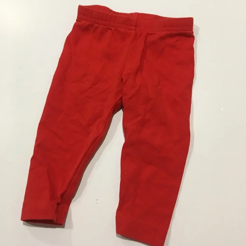 Baby Girl Outfit Set - Old Navy Feather Top & Carter's Leggings